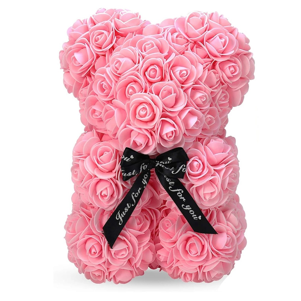 Artificial Rose Teddy Bear For Mothers Day Birthday Valentines Day Gifts Decorations 9
