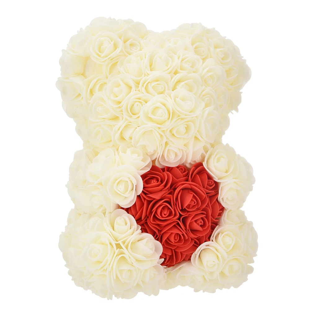 Artificial Rose Teddy Bear For Mothers Day Birthday Valentines Day Gifts Decorations 5