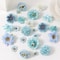 Artificial Rose Mixed Silk Flower Heads For Baby Shower Wedding Decor DIY Crafts 7