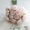 Artificial Silk Rose Pink Peony Bouquet Heads Fake Flowers For Home Table Vase Wedding Decor 6