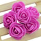 Mini Foam Roses Artificial Flower Heads Handmade DIY Wedding Home Decoration Party Supplies 12