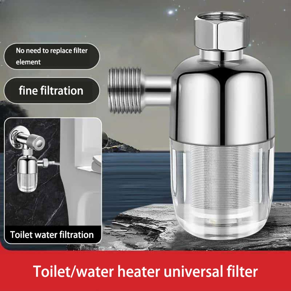 Universal Water Heater Prefilter Household Shower Tap Water Antiscale Purification Filter Noreplace 2