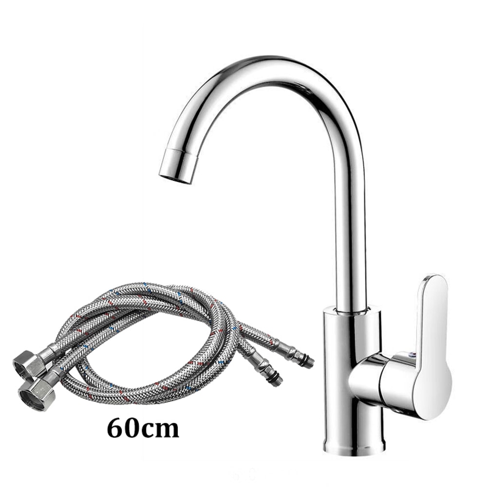 Stainless Steel Household Dishwashing Sink Kitchen Faucet Twoinone Hot And Cold Water Faucet 7