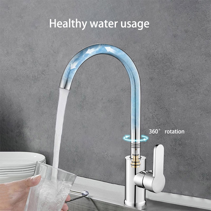 Stainless Steel Household Dishwashing Sink Kitchen Faucet Twoinone Hot And Cold Water Faucet 1