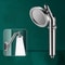 Large Water Outlet Handheld Overhead Shower Head, Dual Purpose Booster Shower Set Elbow Bathroom Accessories
