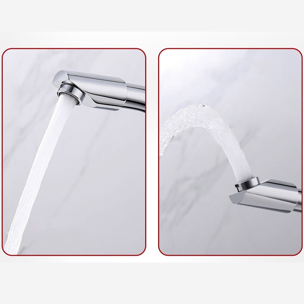 Splashproof Rotatable Basin Faucet For Kitchen And Bathroom Dualuse Hot And Cold Water Faucet 4