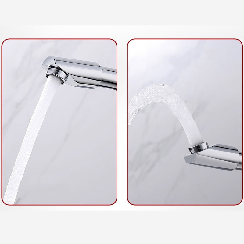 Splashproof Rotatable Basin Faucet For Kitchen And Bathroom Dualuse Hot And Cold Water Faucet 4