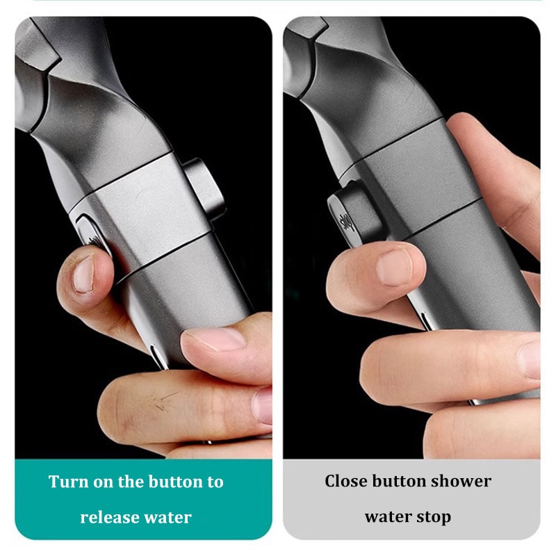 MultiFunction Boost Filter Shower Head With Speed Settings OneButton Switch 5
