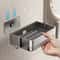 Space Aluminum Soap Box Wallmounted Bathroom Storage Rack Washroom Drain Shelf Organizer For Soap B 4