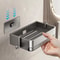 Space Aluminum Soap Box Wallmounted Bathroom Storage Rack Washroom Drain Shelf Organizer For Soap B 4