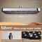 Square Booster Top Spray Shower Head Set Large Anticlogging Bathroom Shower Head 7
