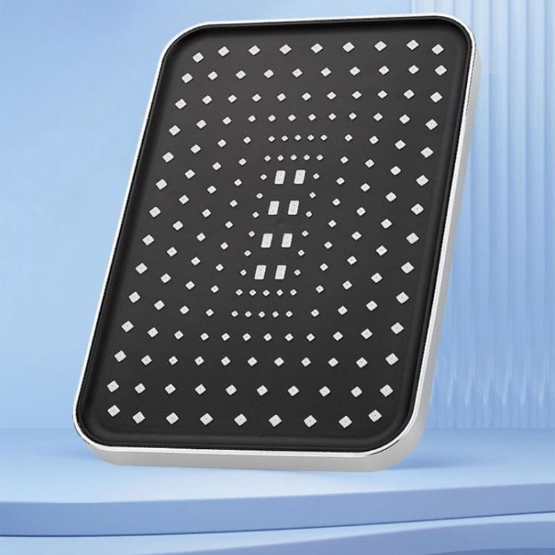 Adjustable Pressurized Shower Head Large Panel Top Spray Universal Bathroom Set 0