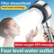 Adjustable FourSpeed Handheld Shower Head With Water Heater Booster And Bathroom Bracket Set 2