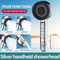 Adjustable FourSpeed Handheld Shower Head With Water Heater Booster And Bathroom Bracket Set 6