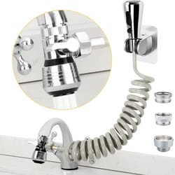 hand-held shower set shampoo artifact pull faucet for wash basin and toilet extender
