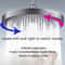 Large Panel Shower Head Modes Pressurized Rain Shower Head High Pressure Top Shower Faucet 1