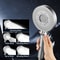 Super Strong Speed Boost Filter Rain Shower Head Large Panel Handheld Bathroom Accessories 2