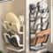 Suction Cup Cutting Board Rack Wallmounted Pot Lid Rack Kitchen Storage Shelf Punchfree 1