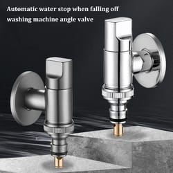all-copper automatic water stop valve clip-on faucet joint washing machine drum universal