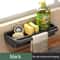 Wallmounted Sink Rack Faucet Storage Rack Adjustable Holefree Drain Tray Kitchen Sponge Storage She 6