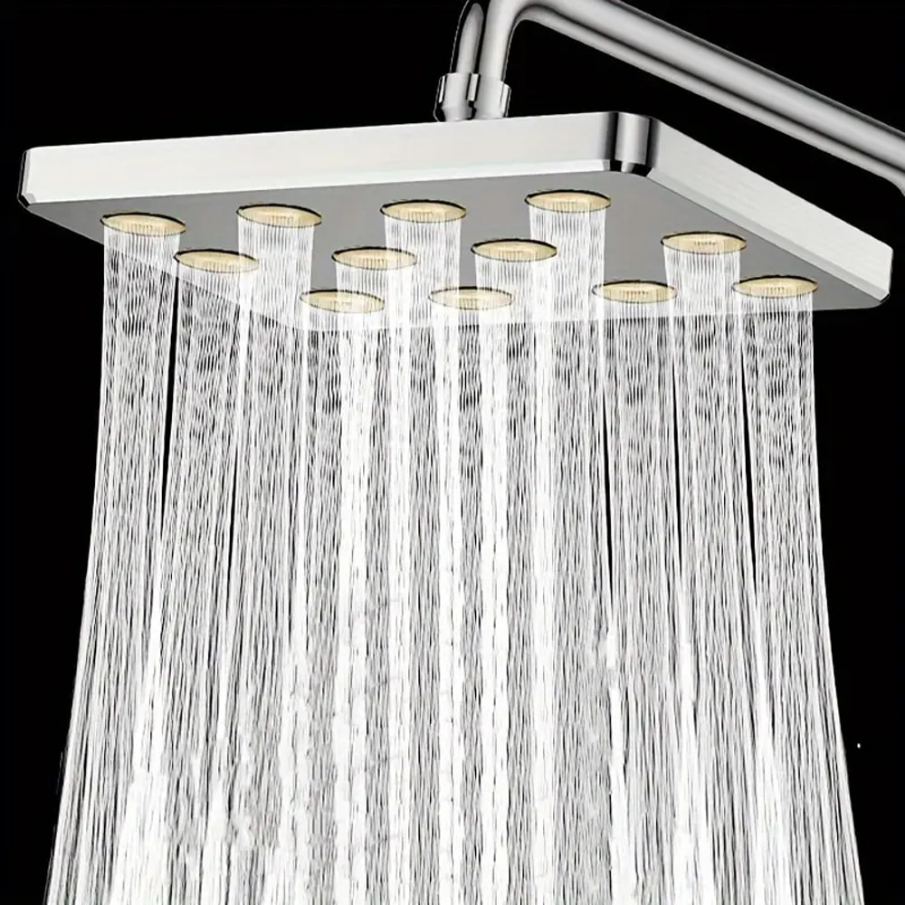 Universal Overhead Shower Head Large Pressurized Anti-blocking Shower Head for Bathroom and Hotel
