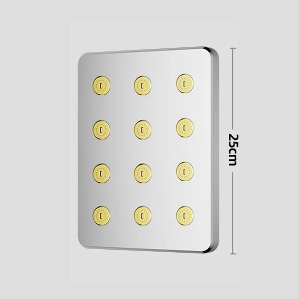 Universal Overhead Shower Head Large Pressurized Anti-blocking Shower Head for Bathroom and Hotel