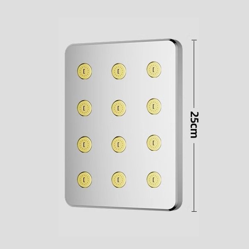 Universal Overhead Shower Head Large Pressurized Anti-blocking Shower Head for Bathroom and Hotel