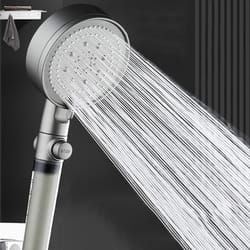 high-pressure five-speed shower head with pp cotton filter for bathroom home use