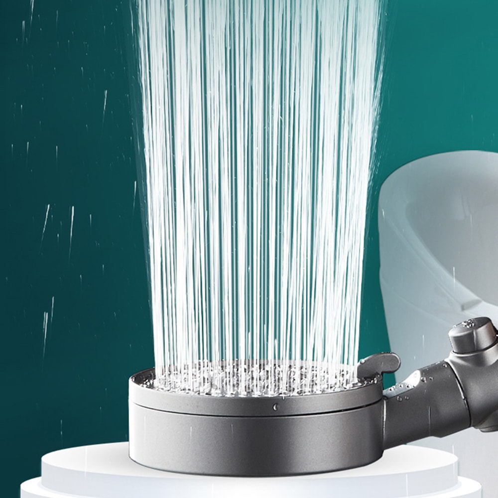 HighPressure FiveSpeed Shower Head With PP Cotton Filter For Bathroom Home Use 4