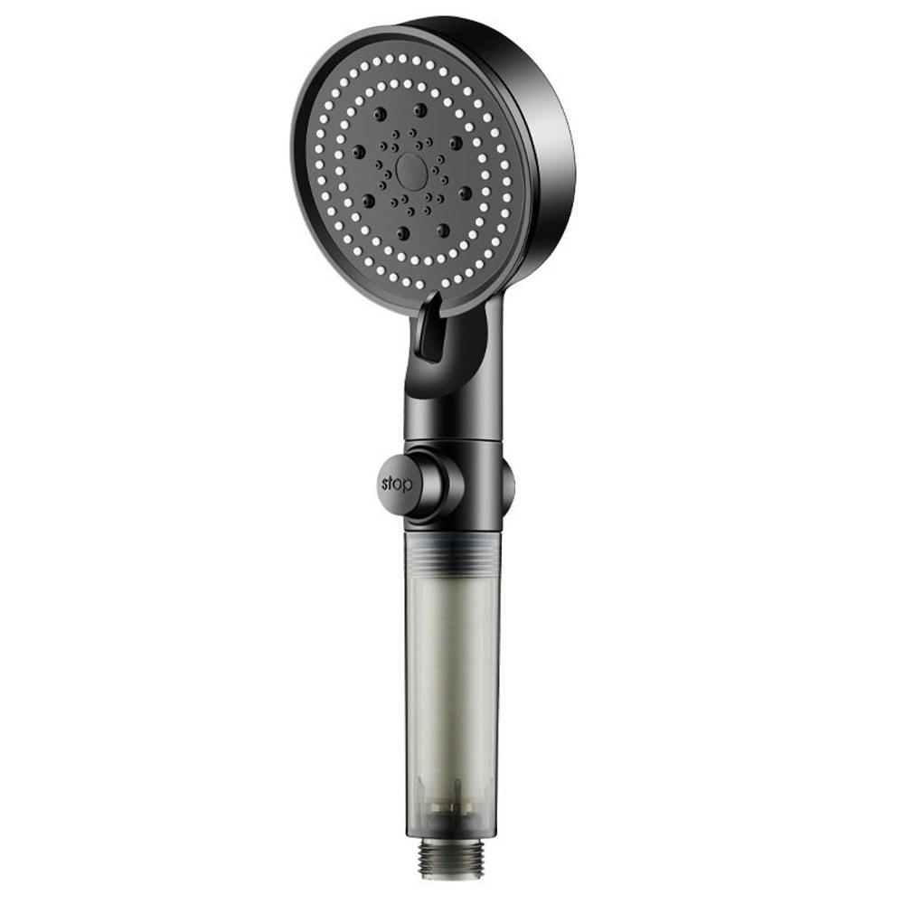 HighPressure FiveSpeed Shower Head With PP Cotton Filter For Bathroom Home Use 6
