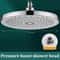 Round Top Spray Booster Shower Head Large Size For Full Body Hotel Shower And Home Bathroom With Un 1