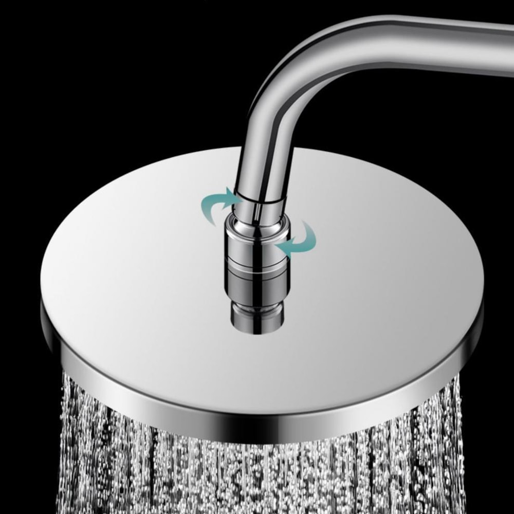 Round Top Spray Booster Shower Head Large Size For Full Body Hotel Shower And Home Bathroom With Un 2