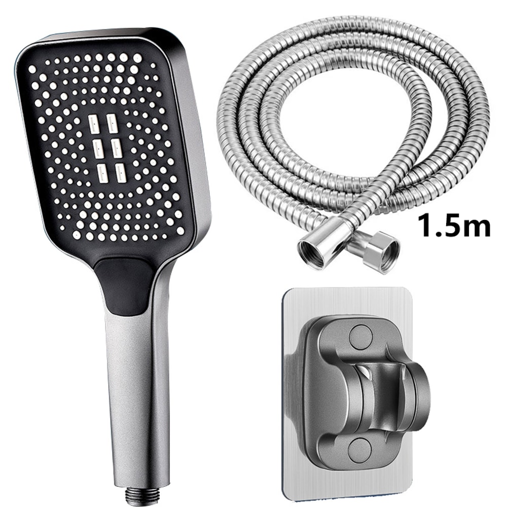 High Pressure Adjustable Shower Head Mode Large Flow Rainfall Shower Bathroom Mixer Water Saving 8