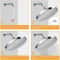 Fully Electroplated Round Booster Shower Head Bathroom Set With Extension Shower Rod For Home Use 5