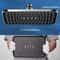 High Pressure ABS Rainfall Shower Head Adjustable Angle AntiClog Nozzle Water Saving Bathroom Acces 5