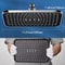 High Pressure ABS Rainfall Shower Head Adjustable Angle AntiClog Nozzle Water Saving Bathroom Acces 5