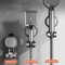 Removable Punchfree Suction Cup Shower Bracket Adjustable Bathroom Shower Rack 3
