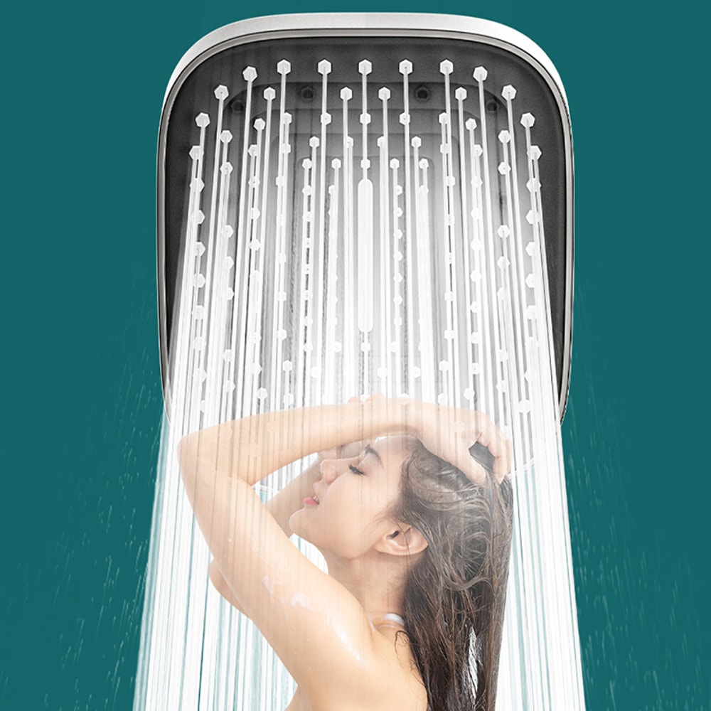 Large Panel Mode Pressurized Shower Head Bathroom Accessories Large Water Outlet Shower Set 3