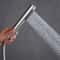 Universal Handheld Stainless Steel Booster Shower Head Set For Hotel And Home Bathroom 4