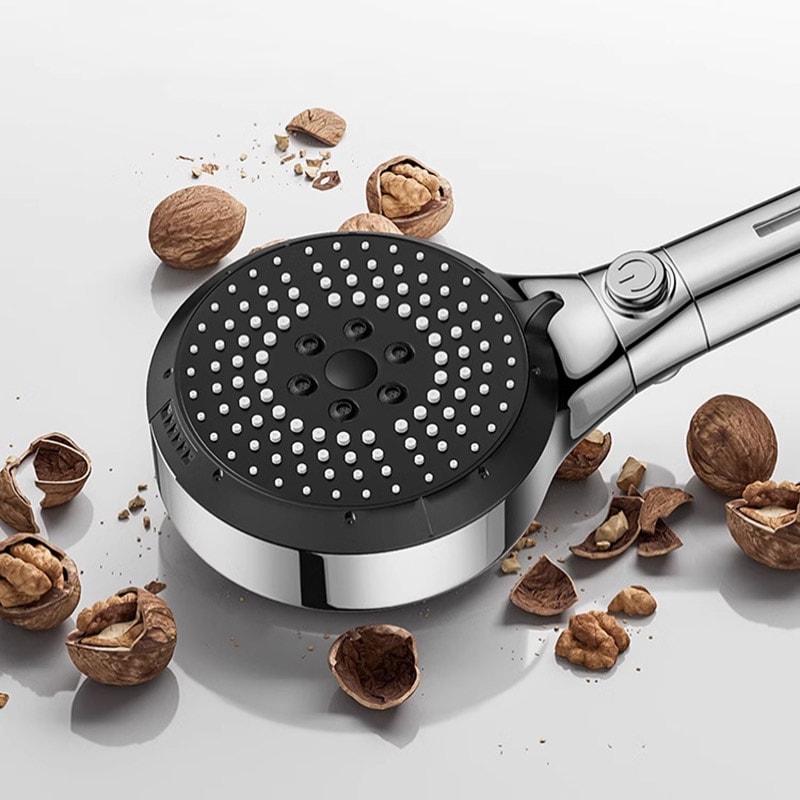 Multifunctional Modes Booster Shower Head Adjustable Filter Dechlorination Large Water Volume Showe 4