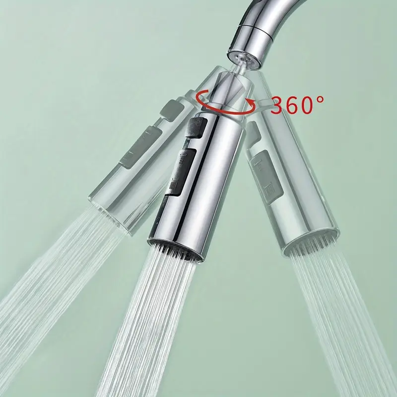Faucet Modes Splash Proof Head Spout Filter Metal Extender Kitchen Aerator Universal Connector
