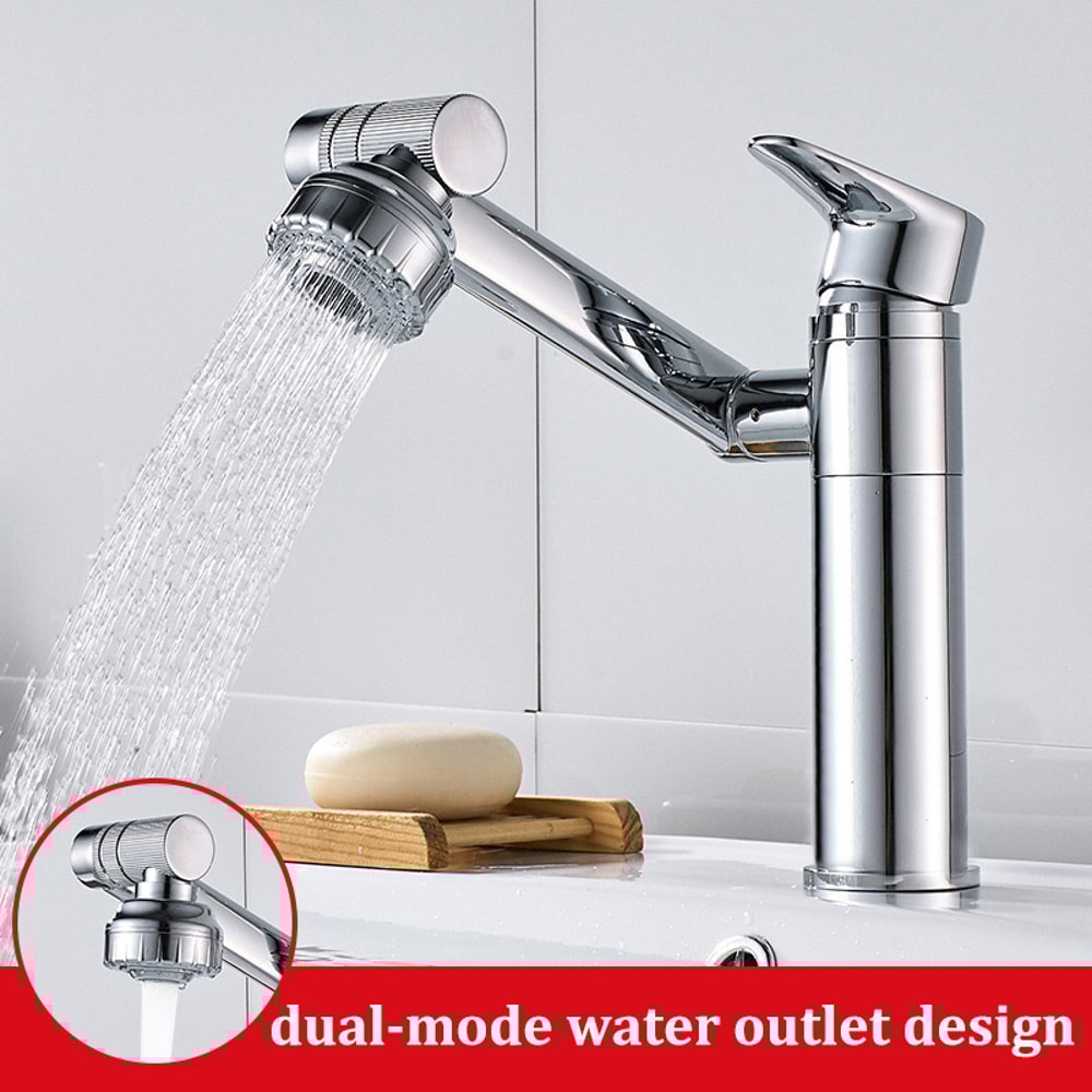 High Quality Stainless Steel Basin Faucet Hot And Cold Multifunctional Dualuse Bathroom Wash Basin 6