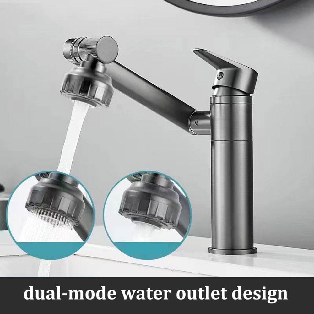 High Quality Stainless Steel Basin Faucet Hot And Cold Multifunctional Dualuse Bathroom Wash Basin 7