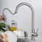 Telescopic Stainless Steel Kitchen Faucet Hot And Cold Pullout Splashproof Sink For Household Use W 0