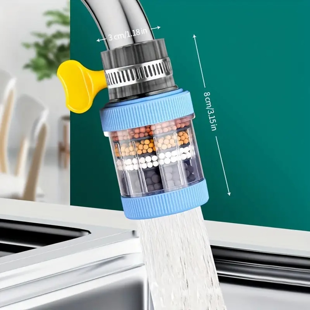 Activated Carbon Faucet Water Filter For Kitchen Removes Chlorofluoride Heavy Metals Universal Plas 6