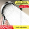 Home Bathroom ThreeSpeed Pressurized Shower Head With Large Panel And Water Heater Combination Set 3