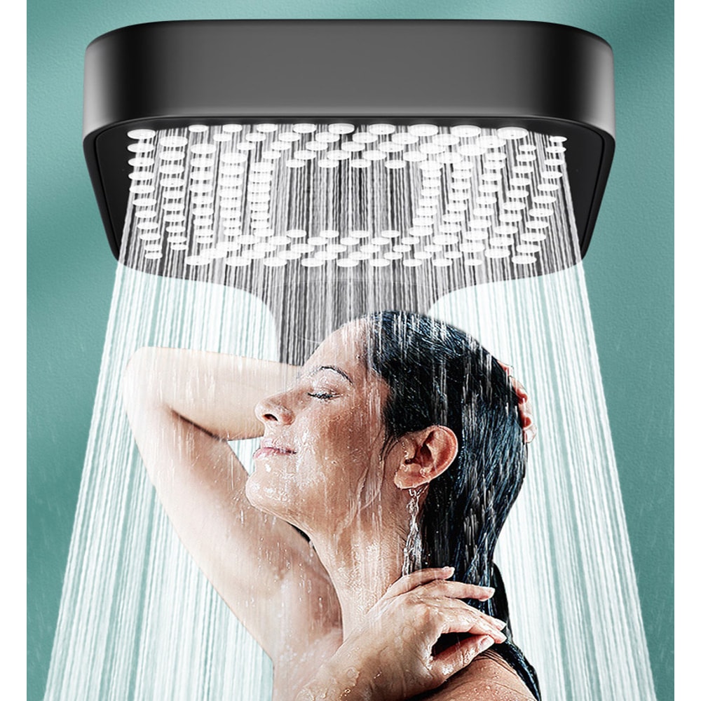 Shower Combo Large Panel Rain Handheld ThreeMode Shower Set For Bathroom 0