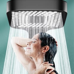 shower combo large panel rain handheld three-mode shower set for bathroom