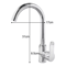 Hot And Cold Kitchen Faucet For Household Dishwashing Pool Sink Splashproof Vegetable Wash Basin Fa 5
