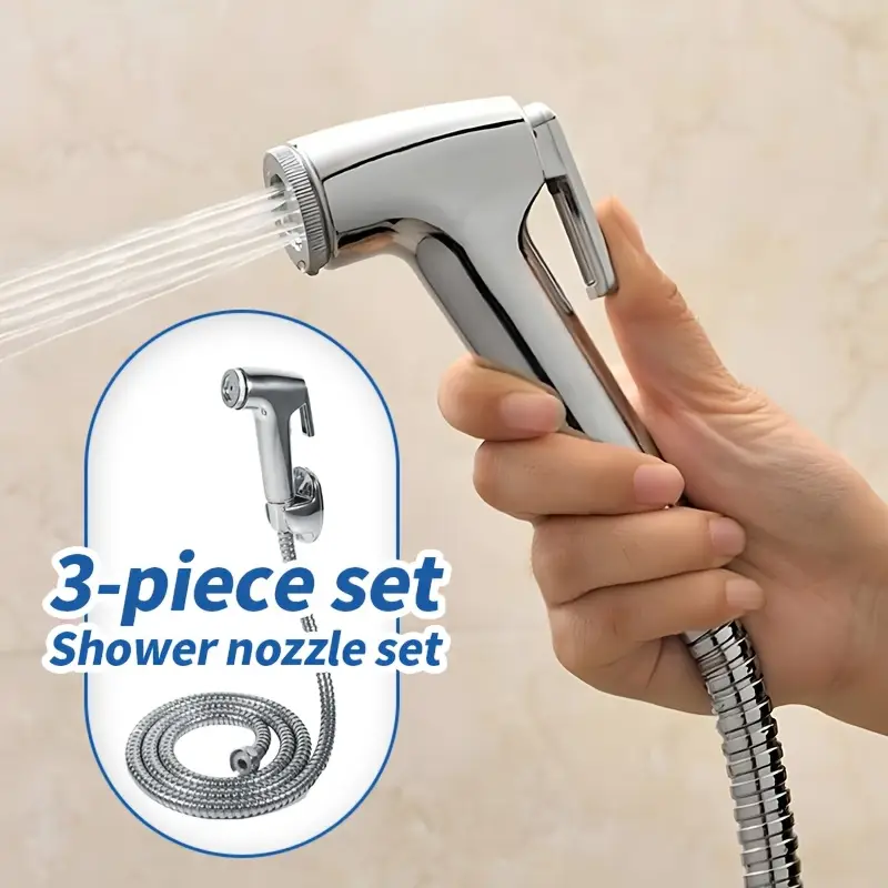 Bathroom Accessories Set Toilet Spray Gun Handheld Shower Set Toilet Booster Flusher Nozzle Handhel 1